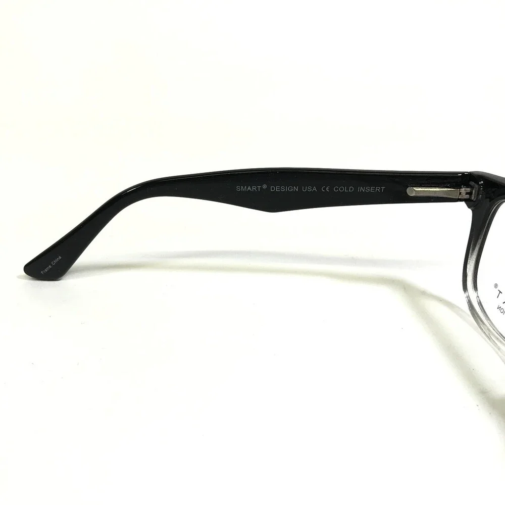Smart Collection Eyeglasses Frames S2860 C2 BLK GRADIENT Clear Square 50-19-145